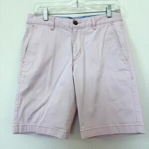 Tommy Bahama Boracay Chino Shorts Pink Cotton Stretch Casual Summer Size 30